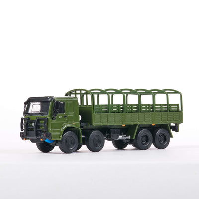 Premium scale diecast model car  – Howo 1006 Military Truck, 1:64 Scale (Army Green) Collectible