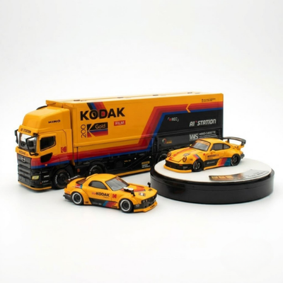 *APAxpo 2026* Porsche - Hino Truck - Chevrolet - A1 Station - Kodak Auto Film Dinner Set (Limited to 300 Sets), 1:64 Scale