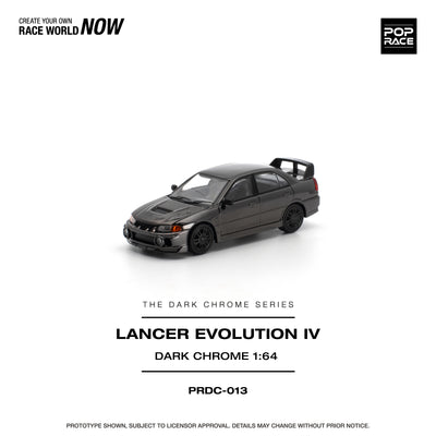 *PRE-ORDER* Lancer Evolution IV Dark Chrome, 1:64 Scale
