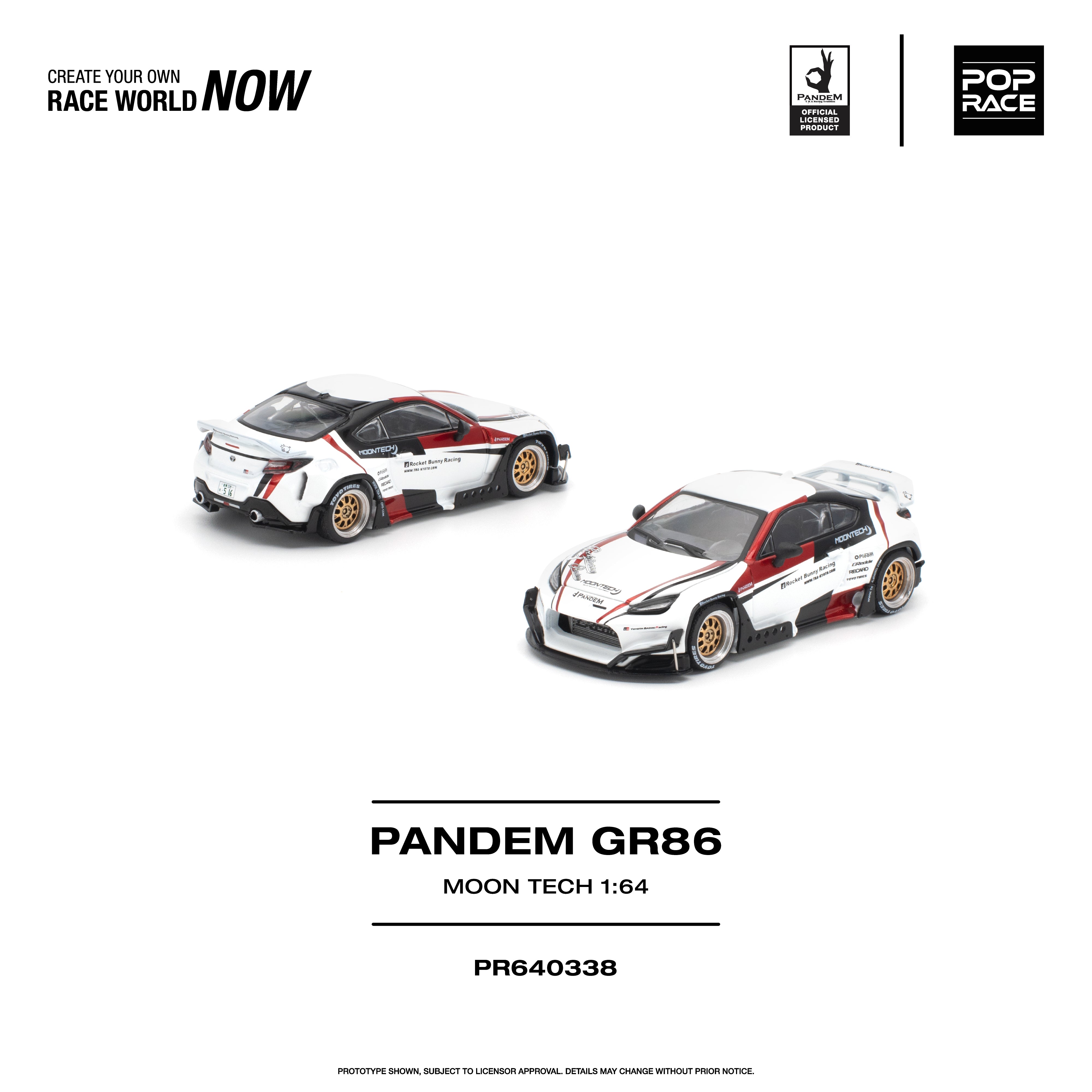 *PRE-ORDER* PANDEM GR 86 MOONTECH, 1:64 Scale