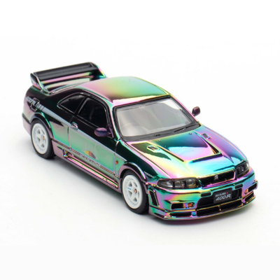 Premium scale diecast model car  – Nissan Skyline GT-R (R33) Nismo 400R Tokyo Auto Salon Kuala Lumpur Exclusive Edition 2024, 1:64 Scale (Chameleon) Collectible