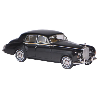 Premium scale diecast model car  – Rolls Royce Silver Cloud III 1965, 1:64 Scale (Black) Collectible