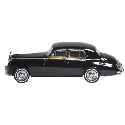 Premium scale diecast model car  – Mercedes-Benz 300D 1959, 1:64 Scale (Black) Collectible