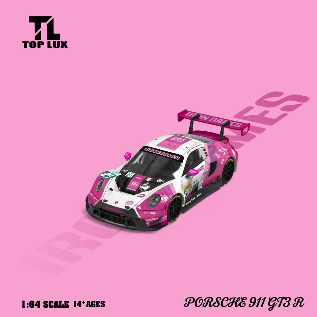 *PRE-ORDER* Porsche 911 GT3-R Iron Dames #85 Livery, 1:64 Scale