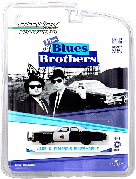 Dodge Monaco Jake & Elwood's Blues Mobile 1974, 1:64 Scale (Black)
