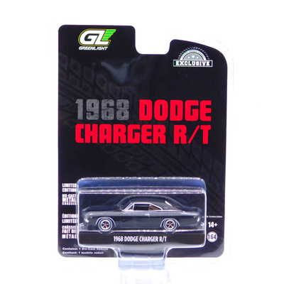 *PRE-ORDER* Dodge Charger R/T - Black (Hobby Exclusive) - Evergreen 1968, 1:64 Scale