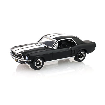 *PRE-ORDER* Hollywood Series 35 - Creed II (2018) - Adonis Creed's 1967 Ford Mustang Coupe  - Black with White Stripes Solid Pack, 1:64 Scale