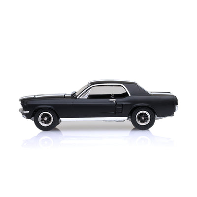 *PRE-ORDER* Hollywood Series 35 - Creed II (2018) - Adonis Creed's 1967 Ford Mustang Coupe  - Black with White Stripes Solid Pack, 1:64 Scale