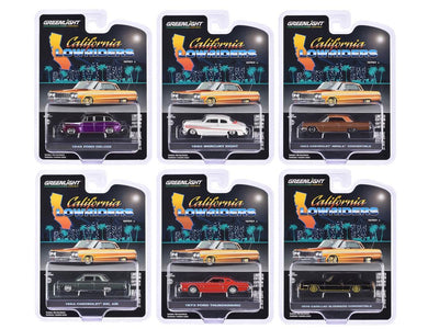 California Lowriders Series 6  (6 Pack Assortment), 1:64 Scale