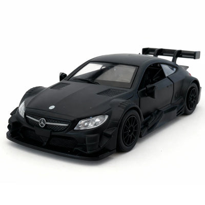Premium scale diecast model car  – Mercedes-AMG C 63 DTM, 1:43 Scale (Black) Collectible