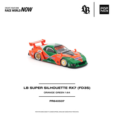 *PRE-ORDER* LB SUPER SILHOUETTE RX7 (FD3S), 1:64 Scale