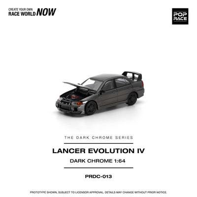 *PRE-ORDER* Lancer Evolution IV Dark Chrome, 1:64 Scale
