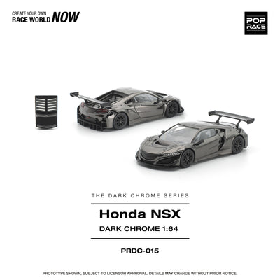 *PRE-ORDER* Honda NSX GT3 EV022, 1:64 Scale (Dark Chrome)