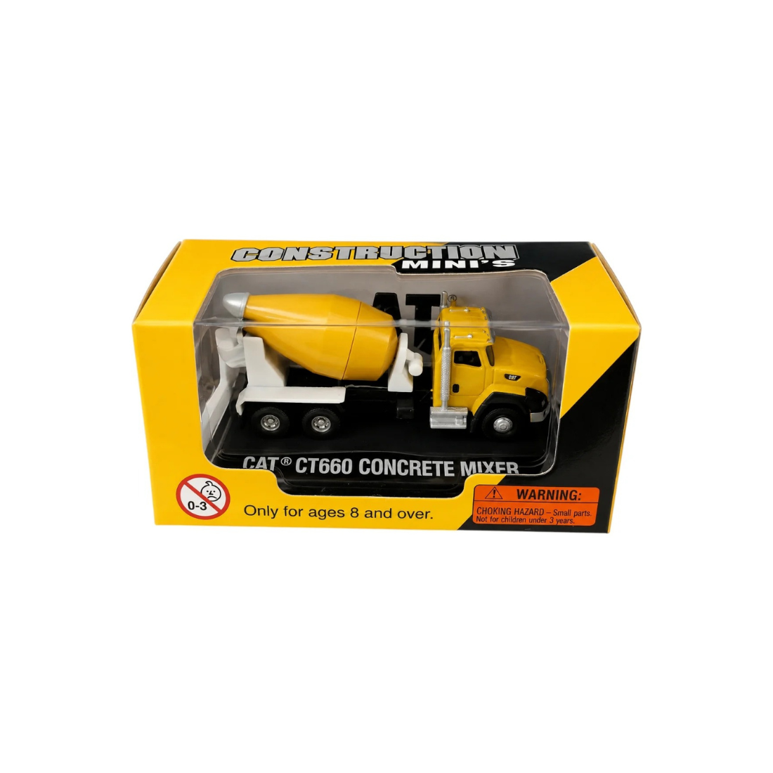 CT660 Concrete Mixer, 1:64 Scale (Yellow)