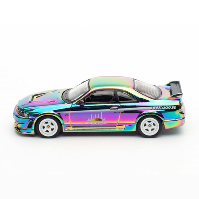 Premium scale diecast model car  – Nissan Skyline GT-R (R33) Nismo 400R Tokyo Auto Salon Kuala Lumpur Exclusive Edition 2024, 1:64 Scale (Chameleon) Collectible