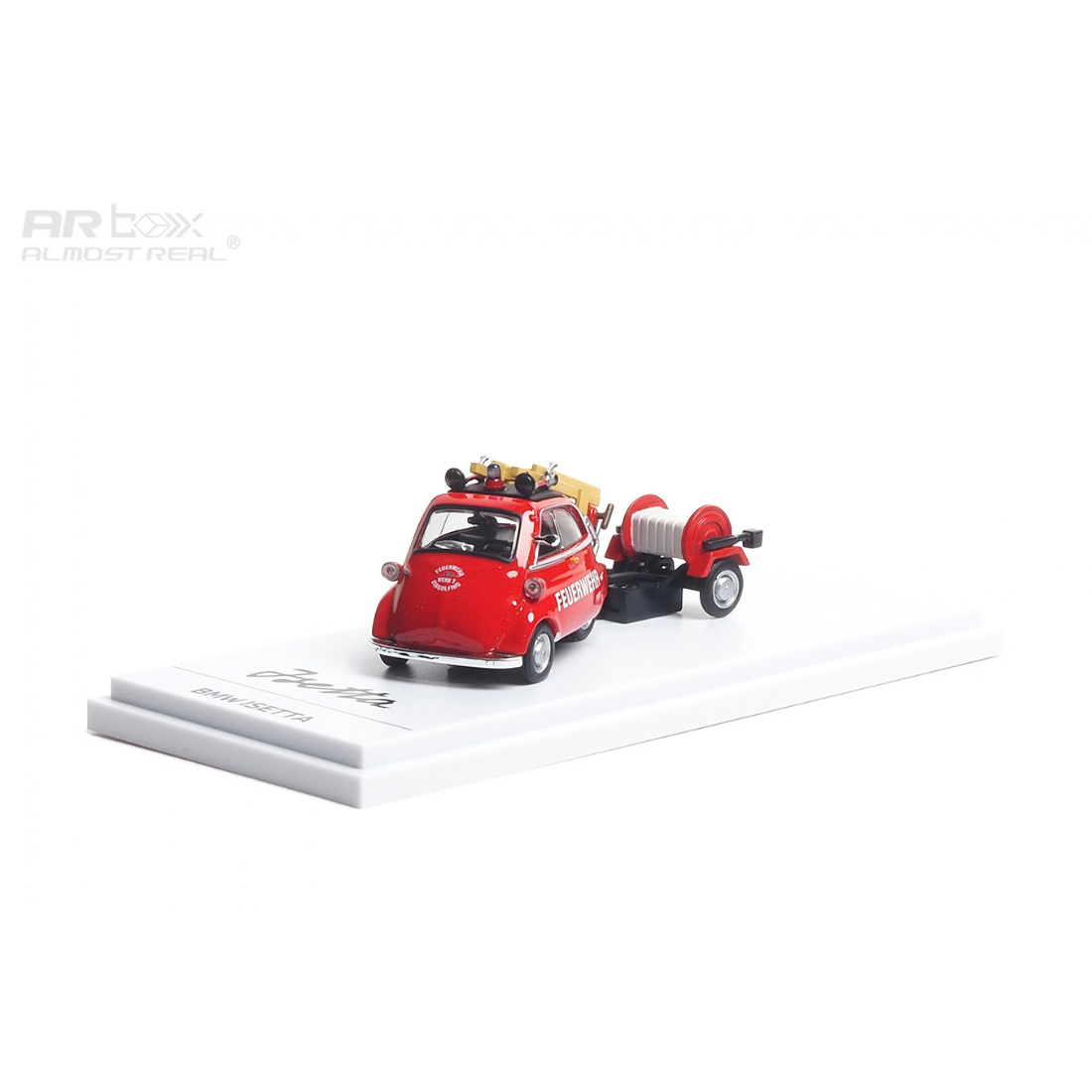 *PRE-ORDER* BMW lsetta Fire Engine set, 1:64 Scale (Red)