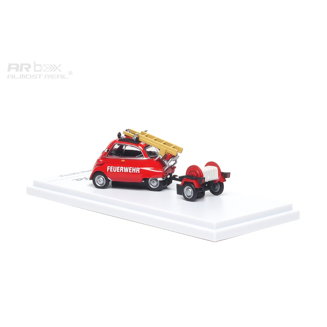 *PRE-ORDER* BMW lsetta Fire Engine set, 1:64 Scale (Red)