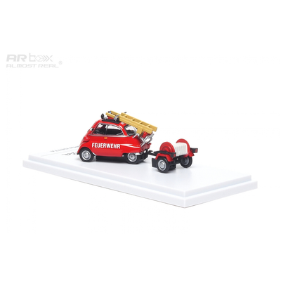 *PRE-ORDER* BMW lsetta Fire Engine set, 1:64 Scale (Red)
