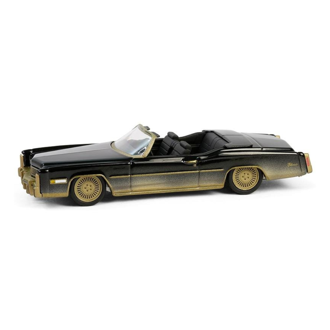 *PRE-ORDER* Cadillac Eldorado Convertible Black & Gold 1976, 1:64 Scale