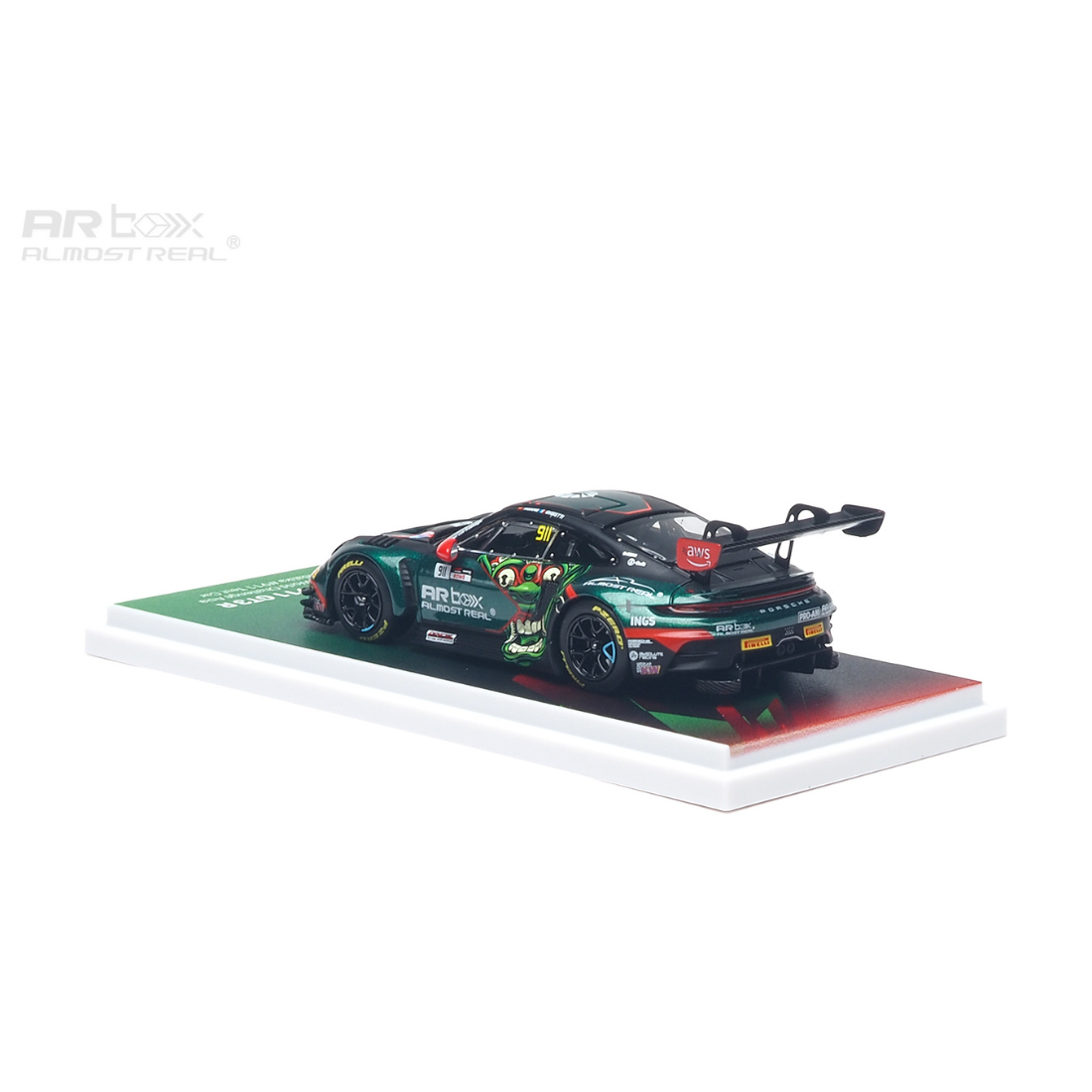 *PRE-ORDER* Porsche 911 GT3 R 2026 GT World Challenge Asia Mandalika #911 Test Car, 1:64 Scale
