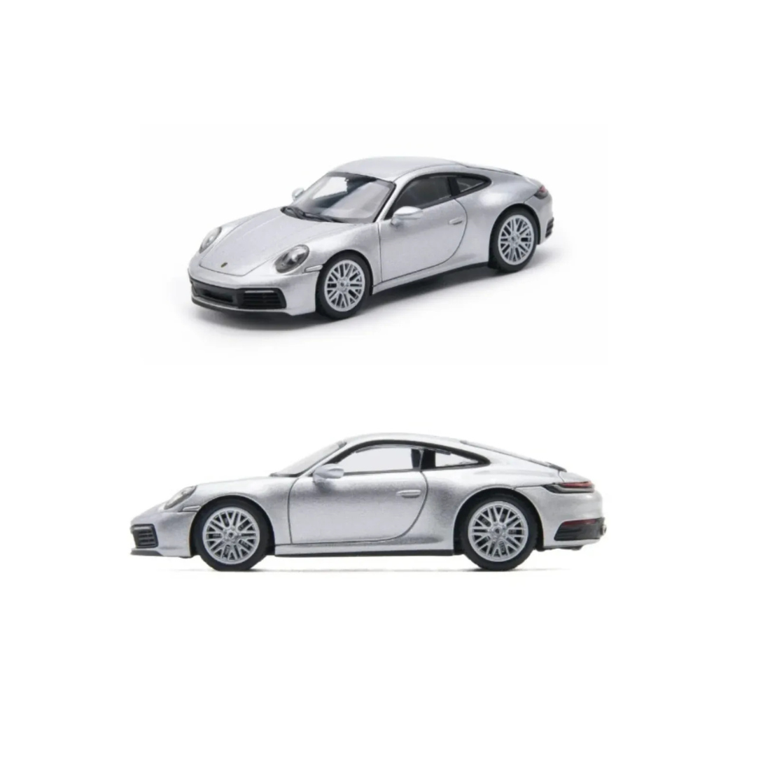 Premium scale diecast model car  – *PRE-ORDER* Porsche 911 Carrera (992.1) GT (Silver), 1:64 Scale Collectible
