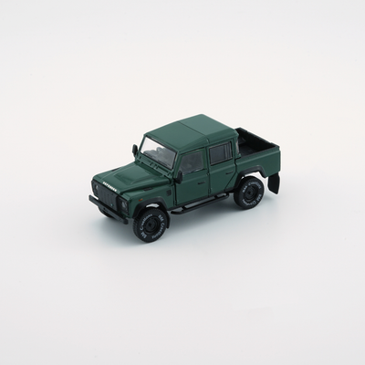 Land Rover 2016 Defender 110 Pick Up, 1:64 Scale (Green)