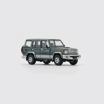 Toyota Land Cruiser LC76, 1:64 Scale (Dark Grey)