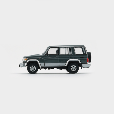 Toyota Land Cruiser LC76, 1:64 Scale (Dark Grey)