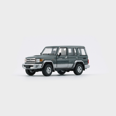 Toyota Land Cruiser LC76, 1:64 Scale (Dark Grey)