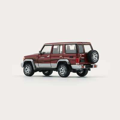 Toyota Land Cruiser LC76, 1:64 Scale (Dark Red)