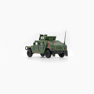 Humvee 4-CT Woodlan Camo with Stand Plate, 1:64 Scale