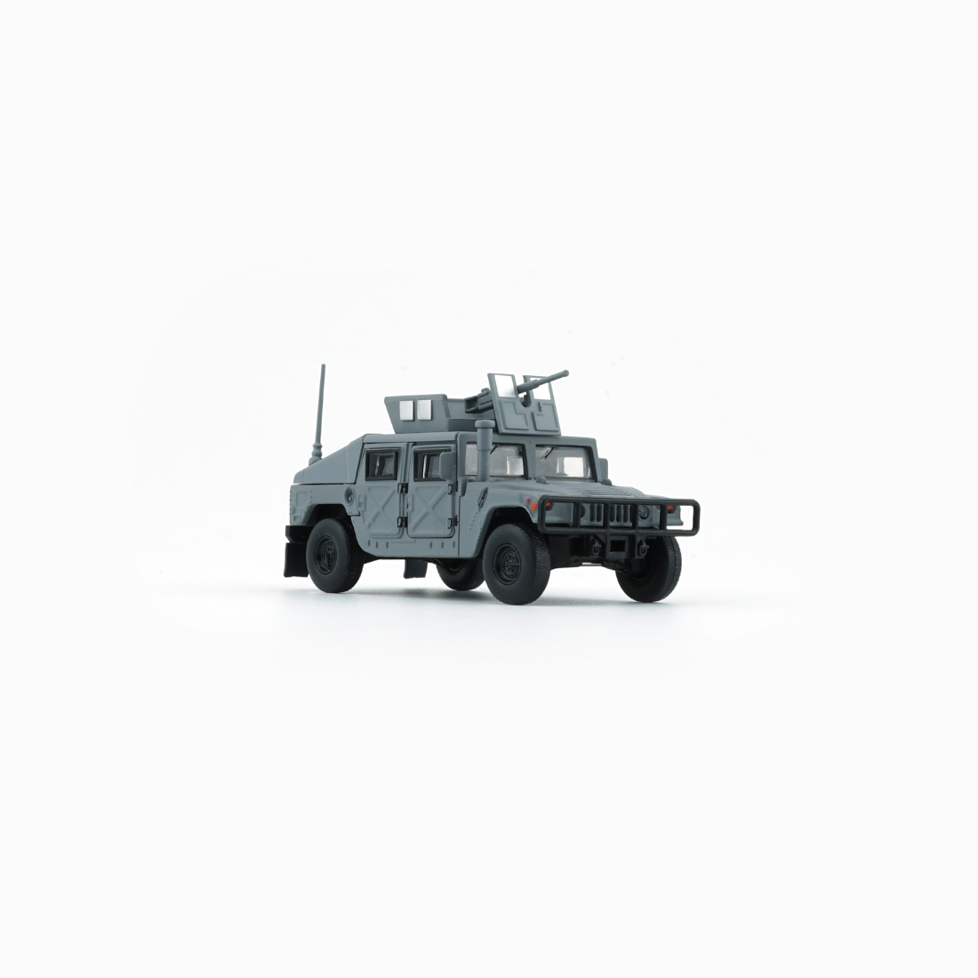 Humvee 4-CT with Stand Plate, 1:64 Scale (Matte Dark Gray)