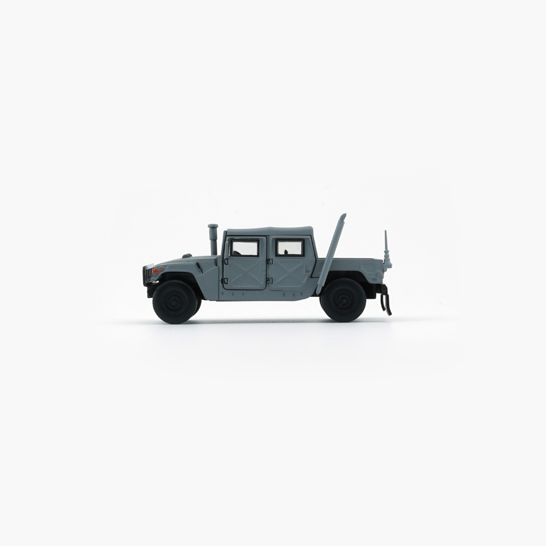 Humvee 4-CT with Stand Plate, 1:64 Scale (Matte Dark Gray)