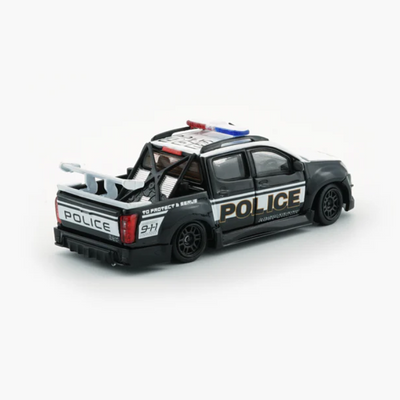 Premium scale diecast model car  – *PRE-ORDER* Isuzu D-Max 2018 - Low Rider Fake POLICE (Canada), 1:64 Scale Collectible