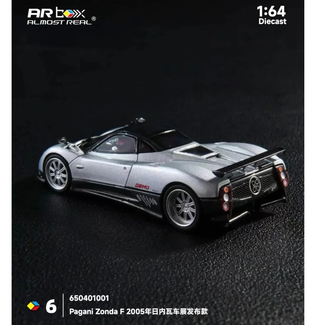 Pagani Zonda F Grigio Mercurio 2005 , 1:64 Scale