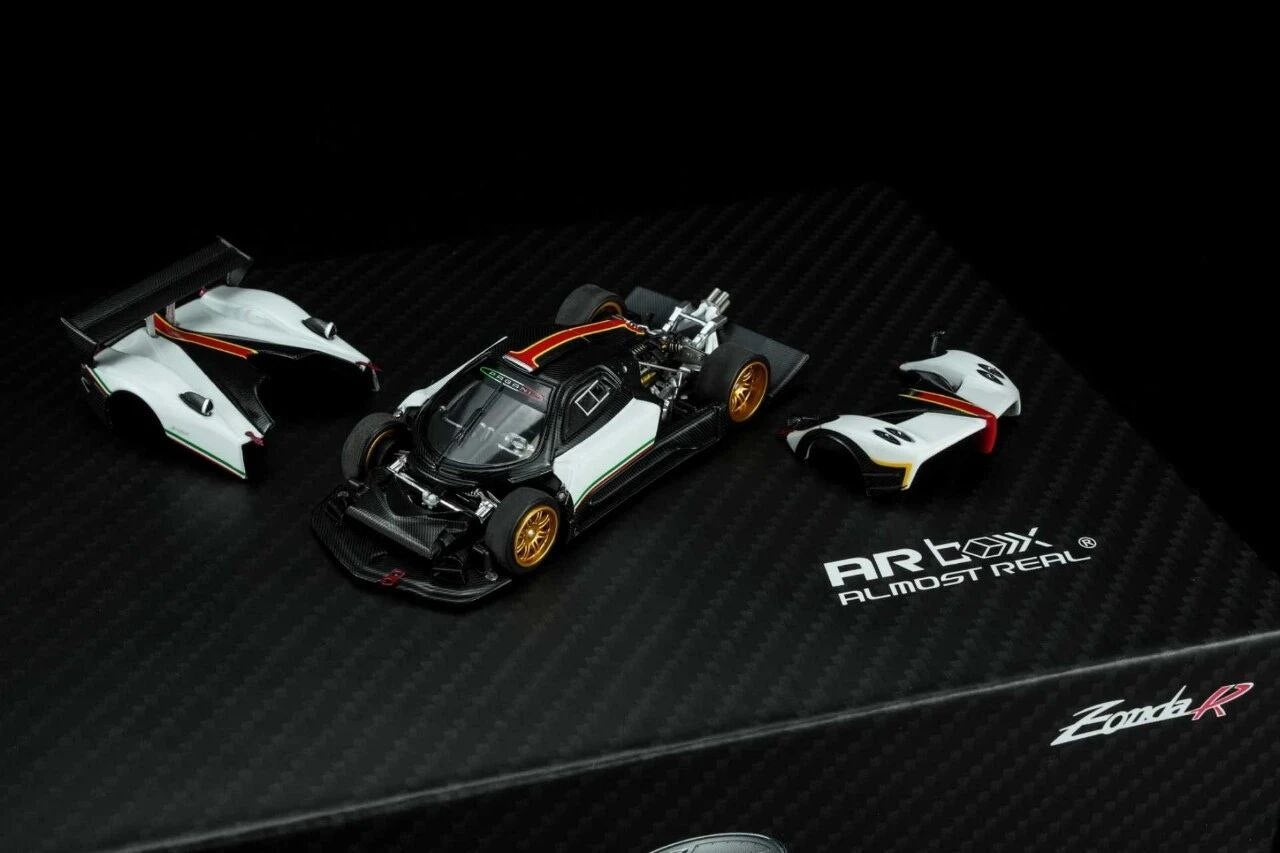 Premium scale diecast model car  – *HEC 2026* Pagani Zonda R, 1:64 Scale (White) Collectible
