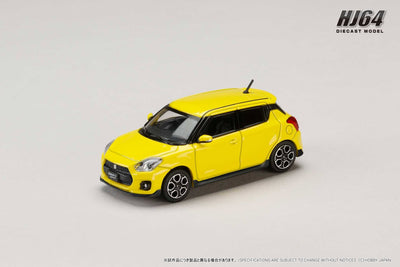 Suzuki Swift Sport (ZC32S), 1:64 Scale (Yellow)