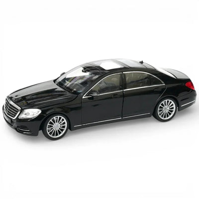 Premium scale diecast model car  – Mercedes-Benz S 600, 1:32 Scale (Black) Collectible