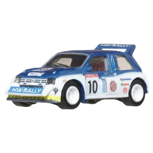 Premium scale diecast model car  – Car Culture HW Rally MG Metro 6R4, 1:64 Scale (White) Collectible