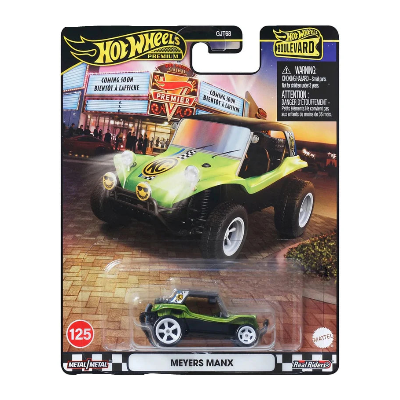 Premium scale diecast model car  – Boulevard Meyers Manx, 1:64 Scale (Green) Collectible