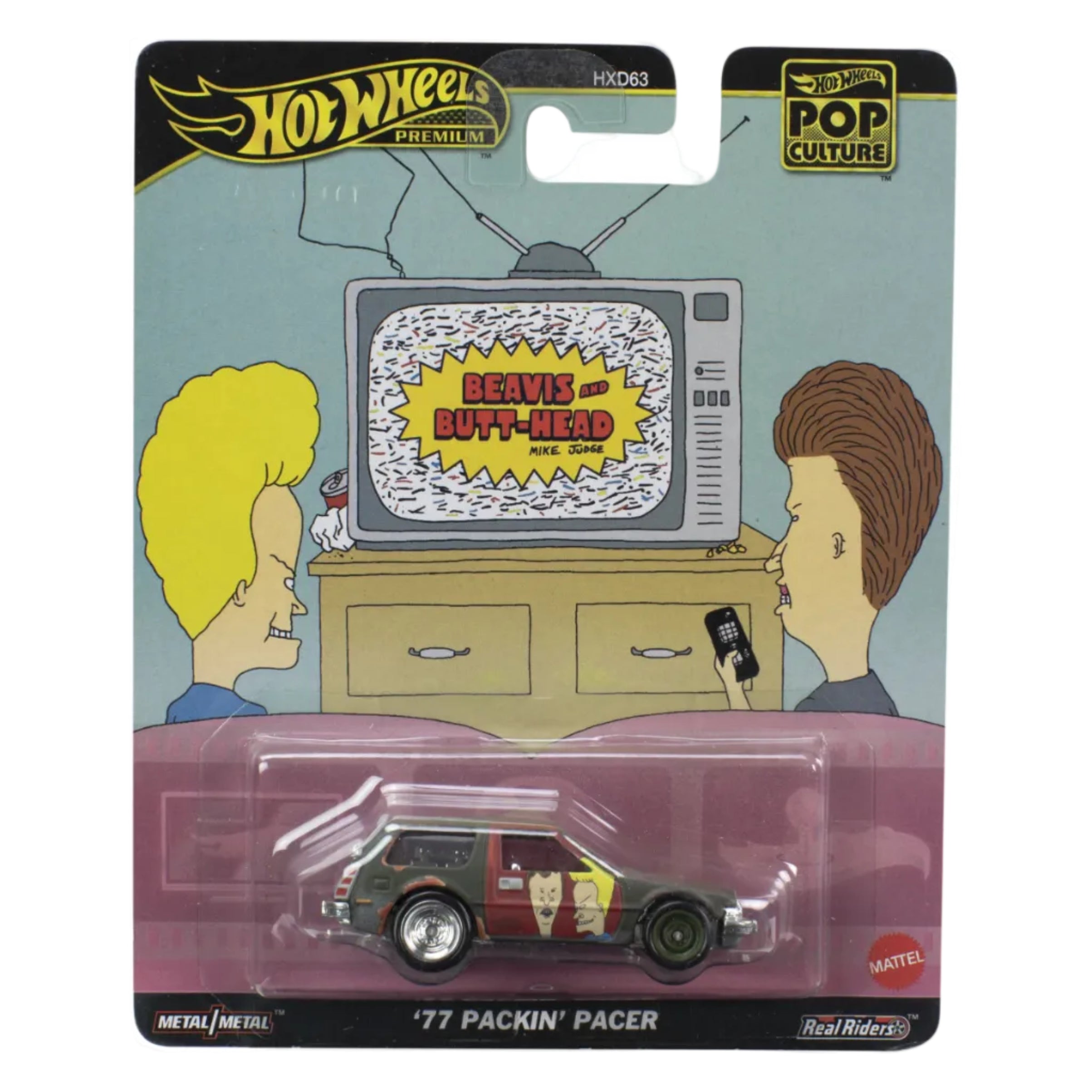 Premium scale diecast model car  – Pop Culture '77 Packin Pacer, 1:64 Scale (Green) Collectible