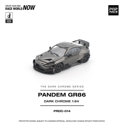*PRE-ORDER* Pandem GR 86 Dark Chrome, 1:64 Scale