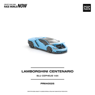 *PRE-ORDER* Lamborghini CENTENARIO BLU CEPHEUS, 1:64 Scale