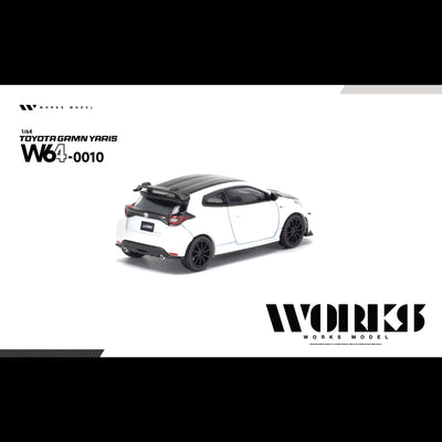 *PRE-ORDER* TOYOTA GRMN YARIS, 1:64 Scale (WHITE)
