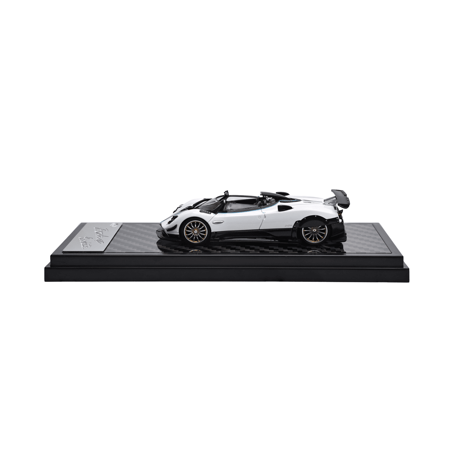 Pagani Zonda HP Barchetta, 1:64 Scale (White)