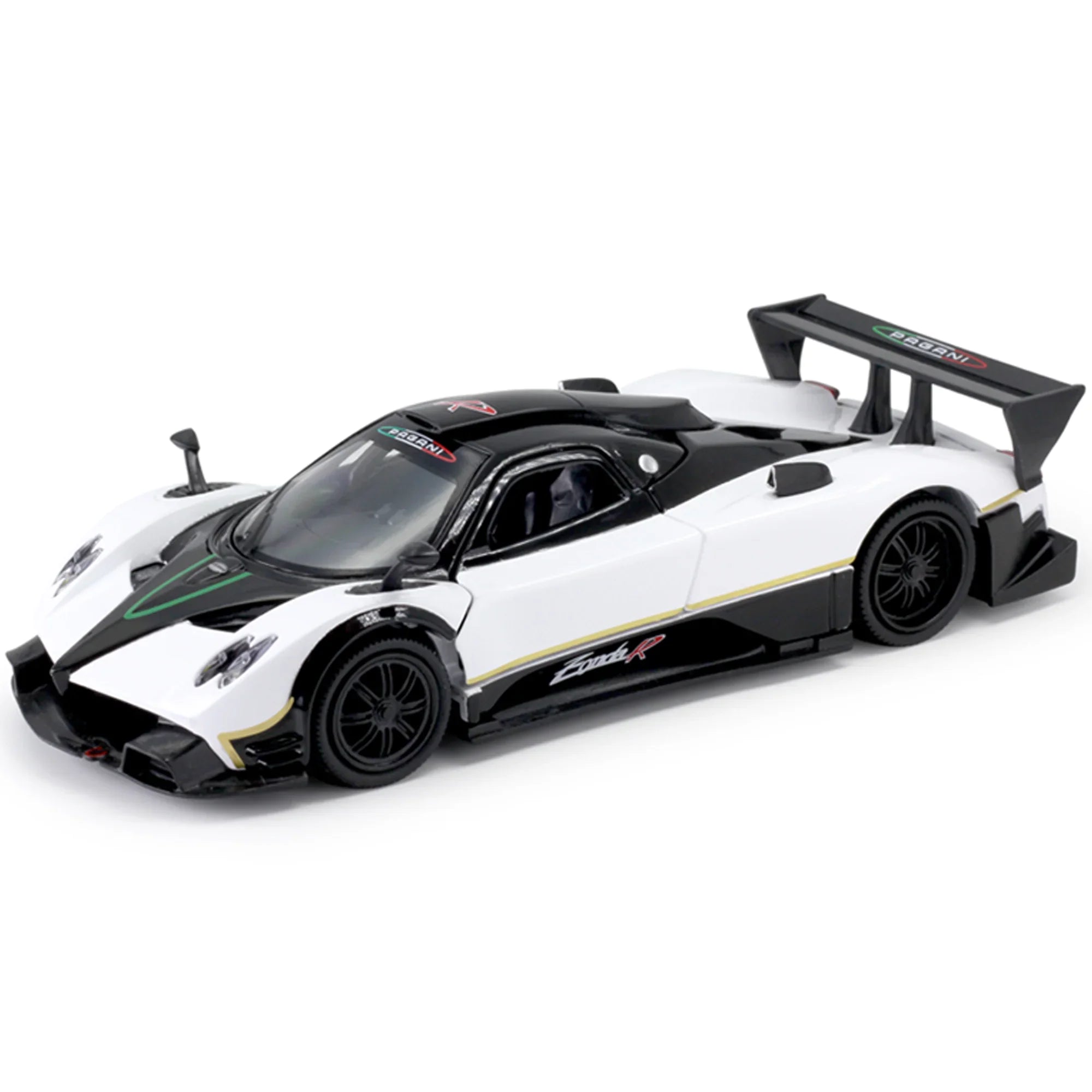 Premium scale diecast model car  – Pagani Zonda R, 1:32 Scale (White) Collectible