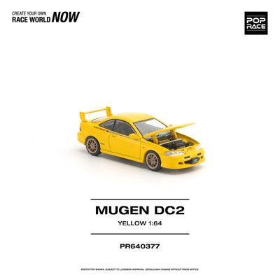 *PRE-ORDER* Nissan Mugen DC2 Yellow, 1:64 Scale