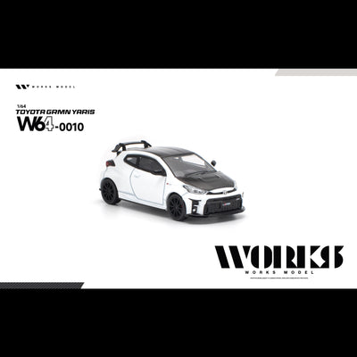 *PRE-ORDER* TOYOTA GRMN YARIS, 1:64 Scale (WHITE)