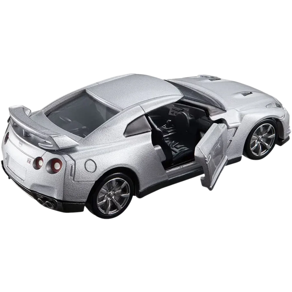 Premium scale diecast model car  – Tomica Premium No.17 Nissan GT-R, 1:64 Scale (Silver) Collectible