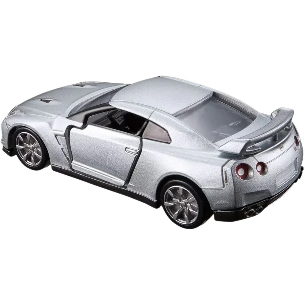 Premium scale diecast model car  – Tomica Premium No.17 Nissan GT-R, 1:64 Scale (Silver) Collectible